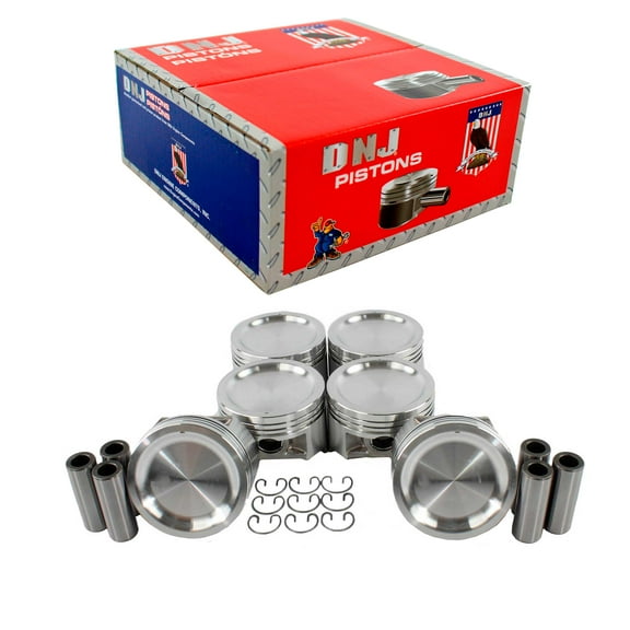 DNJ P523 Std. Complete Piston Set Fits Cars & Trucks 99-05 Chevrolet Suzuki Tracker 2.5L DOHC