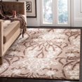 thumbnail image 2 of Safavieh Florida Shag Collection SG457-7913 Smoke and Beige Round Area Rug (5' Diameter), 2 of 2