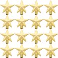thumbnail image 3 of SHISUYAN 20Pcs Star for Christmas Tree Tiny Golden Plastic Kids Friendly, 3 of 8