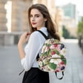 thumbnail image 6 of FORMRS Mini Backpack Purse for Women Travel Daypack Casual Shoulder Bag, Pink Raspberries, 6 of 7