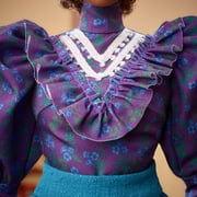 Barbie Inspiring Women Madam C.J. Walker Collectible Doll with Floral Blouse and Long Skirt