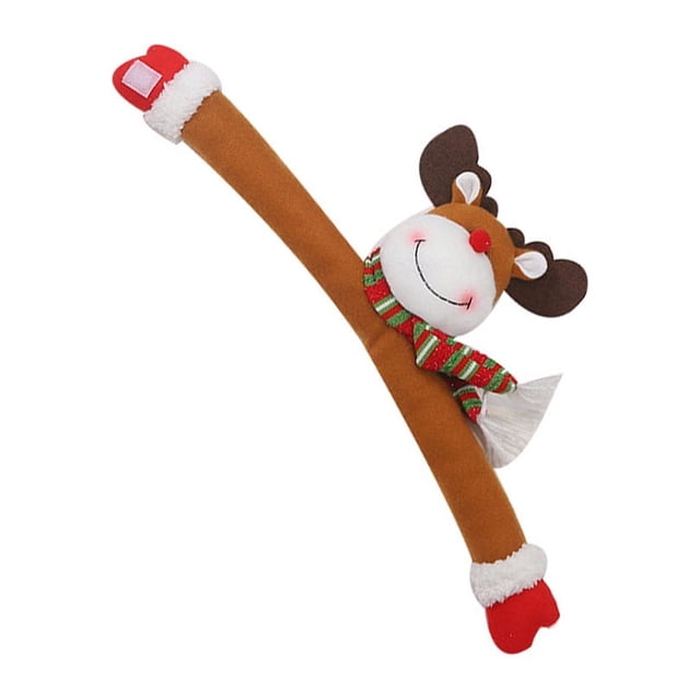 Matsuzay Navidad cortina hebilla Tieback Santa Claus Elk 3D muñecas calambre anillo ventana decoración Navidad fiesta Hotel suministros Kits de decoración para fiestas Alce