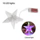 thumbnail image 3 of Estrella para árbol de Navidad con luces, 10/30 LED, adorno para copa de árbol con purpurina, decoración para fiestas y el hogar, de BOOBEAUTY, 3 of 8