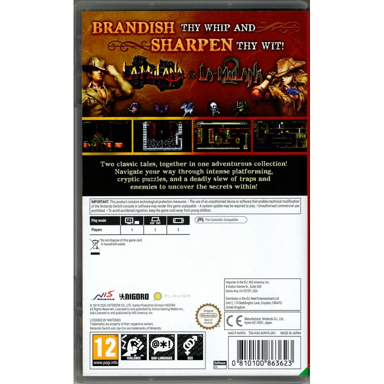 La Mulana 1 & 2 for Nintendo Switch - Walmart.com