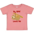 thumbnail image 3 of Inktastic My Mimi Loves Me Sloth Boys or Girls Baby T-Shirt, 3 of 5