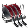 thumbnail image 3 of Multi Tiers Pot Frying Pan Lid Storage Rack Organizer Stand, Adjustable Durable Iron Rack Kitchen Cupboard Organiser for Countertop, Cabinet 15 X 8.1 X 10.2inch, 3 of 8