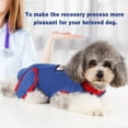 thumbnail image 4 of Blue Dog Post-Surgery Recovery Suit with Nylon Velcro Closure - Anti-Lick, Anti-Scratch Protection for Wound Healing - Easy On/Off Design - Size S (PD10037#) - Essential Pet Medical Apparel for, 4 of 6