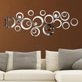thumbnail image 3 of Pegatina De Pared Decoración Círculos estilo espejo calcomanía removible vinilo arte Mural pared pegatina hogar, 3 of 6