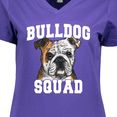 thumbnail image 4 of Inktastic Dog Bulldog Squad Women's V-Neck T-Shirt, 4 of 5