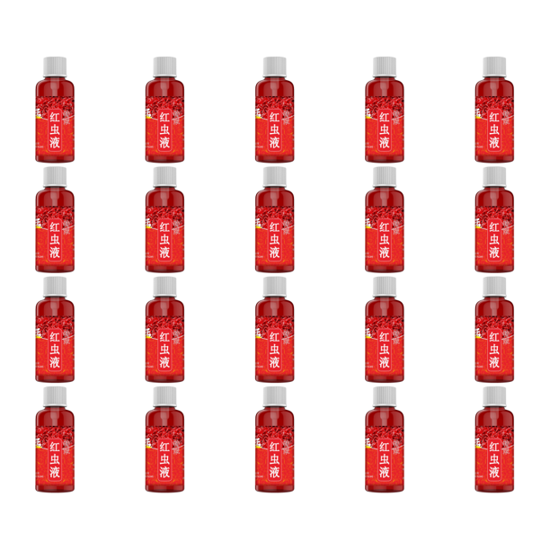 20 Piezas Aditivo para Cebo Peces 60ml Promueve El Apetito Atrayente Accesorios Invierno