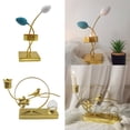 thumbnail image 2 of Holder Metal Candlestick Unique Lamp Shape Desk Candlelight For Sophisticated Home Decors, 2 of 9