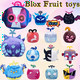 thumbnail image 2 of Hot Blox Fruits Anime Game Plush Toy Fruit Leopard Pattern Box Stuffed Dolls Fruits boxeing Children's Toys Birthday Gift, 2 of 5