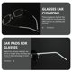 thumbnail image 4 of FELTECHELECTR 12 pares de puntas para gafas, puntas para patillas de gafas, tubos antideslizantes para patillas, 4 of 4