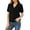 Black, variant on Women's V Neck Crochet Knit Cardigan Short Sleeve Open Front Button Down Hollowed Out Soft Shrugs Tops(S-2XL)