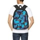 thumbnail image 4 of Fotbe Blue Butterflies Mochila para Hombre y Mujer - Tela Oxford 600D Resistente - Mochila Impermeable de Gran Capacidad para Escuela, Viajes y Senderismo, 4 of 6