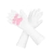 thumbnail image 5 of Guantes de peluche con forma de garra de gato, ideales para Halloween, cosplay, para hombres, mujeres, carnaval, adultos y adolescentes. Blanco, 5 of 9