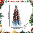 thumbnail image 3 of Fall Decor Festival Christmas Tree Statue Christmas Tree Decorations Christmas Decorations Fireplace Desktop Centerpiece With Gift Box, 3 of 7