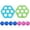 Color D, variant on Water Ring for Pool Novelty Outdoor Game Tossing Sling Entertaining Indoor Outdoor Recreation Product Classification Novelty funny toy2,100 cmx90 cm,Color B