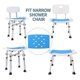 thumbnail image 1 of Bathroom Shower Chair Shower Chair Elderly Folding Bath Chair Adhesive Anti Slip And Warm Seat Cushion, 1 of 4