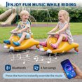 thumbnail image 5 of Electric Ride-On Wiggle Car for Kids Battery Powered Toy Vehicle with Pedal Indoor Outdoor Fun Brown - US standard Brown, 5 of 8