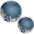 thumbnail image 7 of SKYSONIC Christmas Snowman Winter Pot Holders Trivets, 2 Pcs Heat Resistant Trivets,Ornament Gifts Cotton Thread Weave Mats for Hot Pads Pans Pot Bowl Teapot for Kitchen Decor, 7 of 7