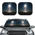 thumbnail image 2 of Daiia Peggy's Cove Lighthouse 2PCS Car Windshield Sun Shade, Foldable Sun Shield for Car Front Window, Auto Sun Blocker Visor Protector Universal for Truck SUV Pickup-Small, 2 of 7