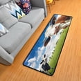 thumbnail image 2 of GZHJMY Funny Cows Non-Slip Runner Rug Area Rug Washable Rectangle Rug for Bedroom Living Room Bathroom Hallways Home Decor 72x24 Inches#133, 2 of 7