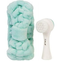 Cala Goal To Glow Dual Action Facial Brush & Headband Set (Mint)