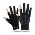 thumbnail image 1 of Guantes de ciclismo transpirables de medio dedo con acolchado de gel SBR de 5 mm para absorción de impactos, agarre antideslizante, ideales para ciclismo de montaña y aventuras al aire libre, 1 of 6