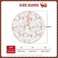 thumbnail image 2 of Haiem Hand Drawn Rabbit Pattern Christmas Tree Skirt Merry Christmas Party Christmas Tree Decoration,New Year Decorations-30", 2 of 6