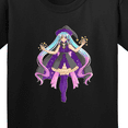 thumbnail image 4 of Inktastic Beautiful Purple Anime Witch Youth T-Shirt, 4 of 5