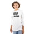 thumbnail image 3 of Worlds Okayest Grandma Funny Cute Women's Long Sleeve T Shirt Brisco Brands L, 3 of 6