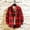 Red, variant on Aqestyerly tops for Men Summer Vintage Printed Shirt Men'S Short Sleeve Cuban Collar Shirt Hawaiian Style Pattern Long Sleeve Turndown Collar Blouse & Shirt
