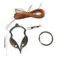 thumbnail image 4 of Advancent Señuelo de pesca removedor de enganches portátil de acero inoxidable anzuelos Retriever con cuerda boya protector de fundición Pescar, 4 of 4