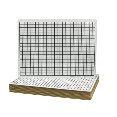 UPC: 0727638421594 | 9 X 12 Two Sided 3 by 8  Squares Grid Board Bulk 24 Pack