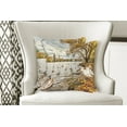 thumbnail image 4 of Ambesonne Nature Throw Pillow Cover 2 Pack, Swimming Swans in River, 18", Multicolor, 4 of 6