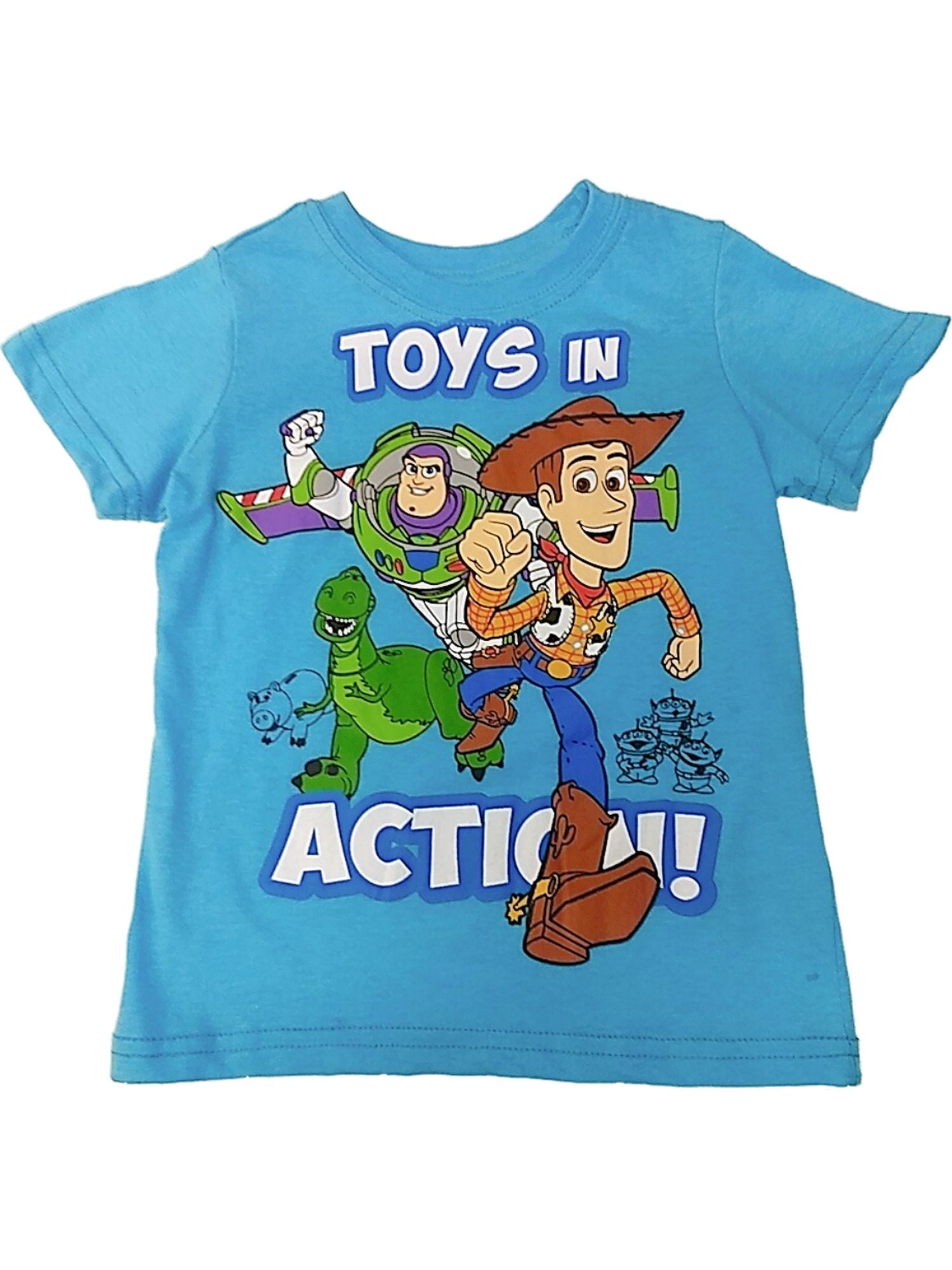 Disney Toddler Boys Disney Blue Toy Story T Shirt Woody And Buzz