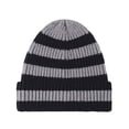 thumbnail image 2 of XIAOCHA Women’S Stripe‑Knit Beanie Printed Hats Casual Fall‑Winter Bonnet,Grey, 2 of 6