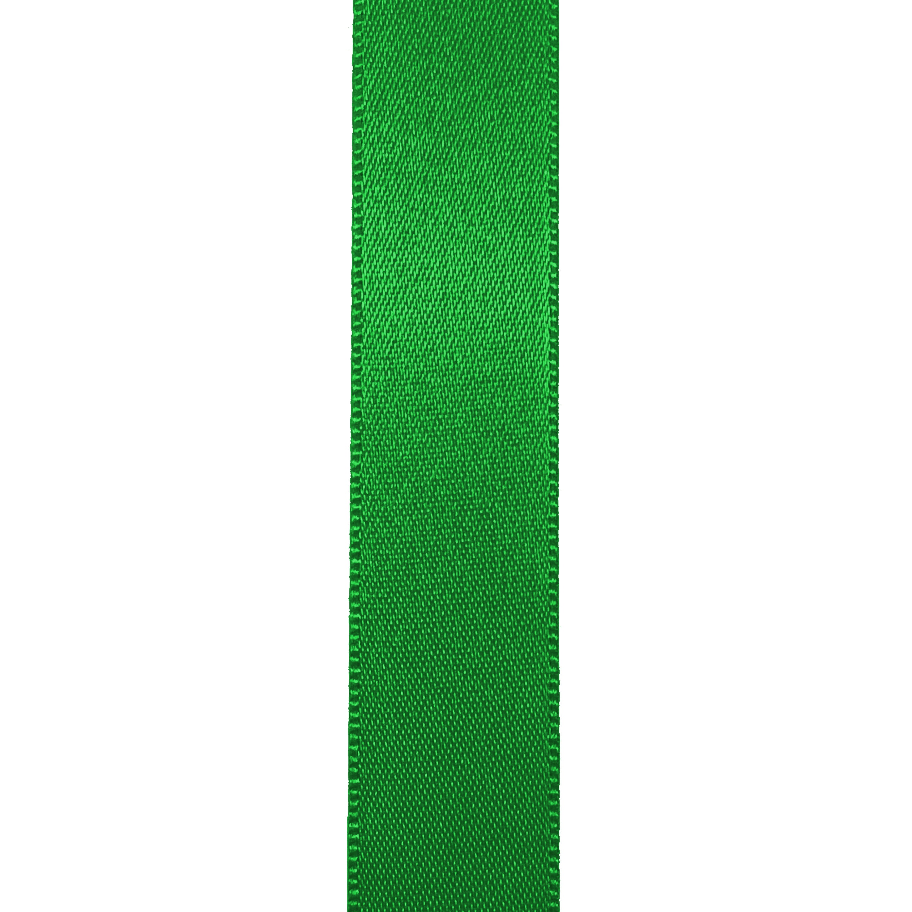 Emerald Green Single Faced Satin Ribbon, 5/8" x 100 Yards by Gwen Studios