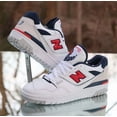 thumbnail image 4 of New Balance 550 White Blue Red Men’s Size 10 Custom BB550ESD, 4 of 6