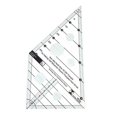 thumbnail image 4 of Regla de acolchado triangular de 90 grados YONGSHENG antideslizante transparente portátil 45 cm, 4 of 5