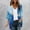 Multicolor, variant on HOMBOM Summer Kimonos for Women Lightweight 3/4 Sleeve Cover Up Open Front Boho Tie-Dye Young Womens Cardigan