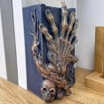 thumbnail image 5 of Halloween Bookends Statue Resin Skeleton Novelty Decor Small Ornament For Home Desk Living Room, 5 of 5