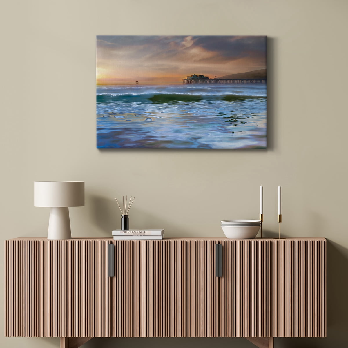 Wexford Home The Pier Premium Gallery Wrapped Canvas, 40" x 60" - Ready to Hang