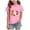 b49-Pink, variant on KPOPLK Toddler Kids Girl Halloween T-Shirt Short Sleeve Tops Pumpkin Fun Tee Clothes 1-14 Years,Size 7-8 Years