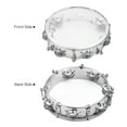 thumbnail image 2 of Tambourine Cloche à Main Tambour à Main 8 Pouces avec Jingles à Double Rangée Instrument de Percussion Musicale, 2 of 8