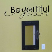 Wall Decor Plus More WDPM2802 Be-you-tiful Girls Wall Sticker