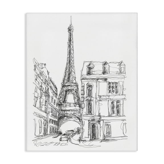 Stupell Industries Rustic Lodge Parisian Architecture Study Canvas Art, 16 x 20, by Ethan Harper