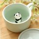 thumbnail image 3 of Keramiska muggar för kaffe, mjölk, te, 3D-djurformad frukostmugg, bästa presenten för morgondrickande, bröllop, födelsedagspresenter, 3 of 5