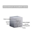 thumbnail image 5 of 1 Inch Magnesium Cube Metal, High Density elements Cube Pure Metal, for elements Collections Lab Ex, 5 of 5